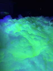 Glow foam party